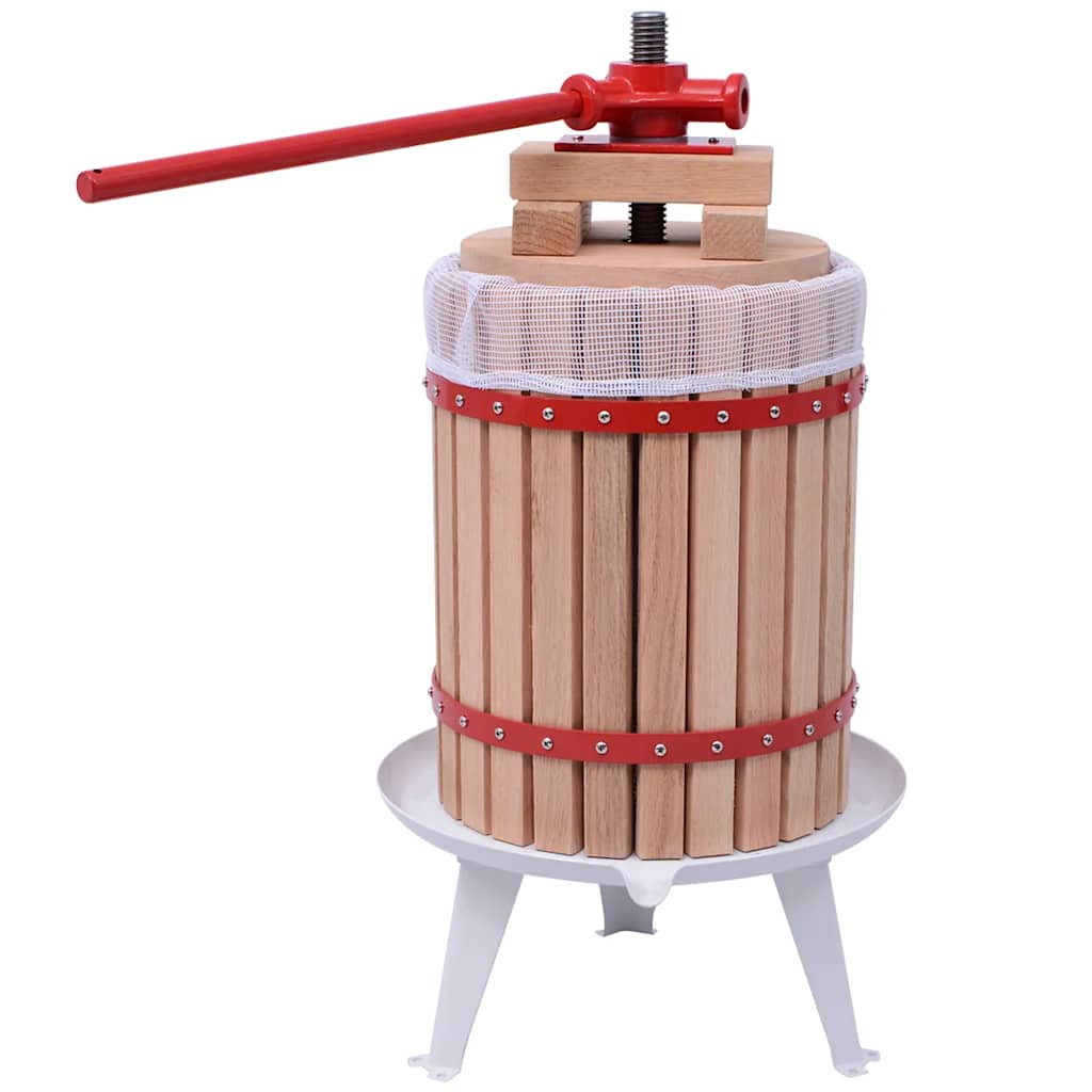 vidaXL Frukt- och vinpress 18 l