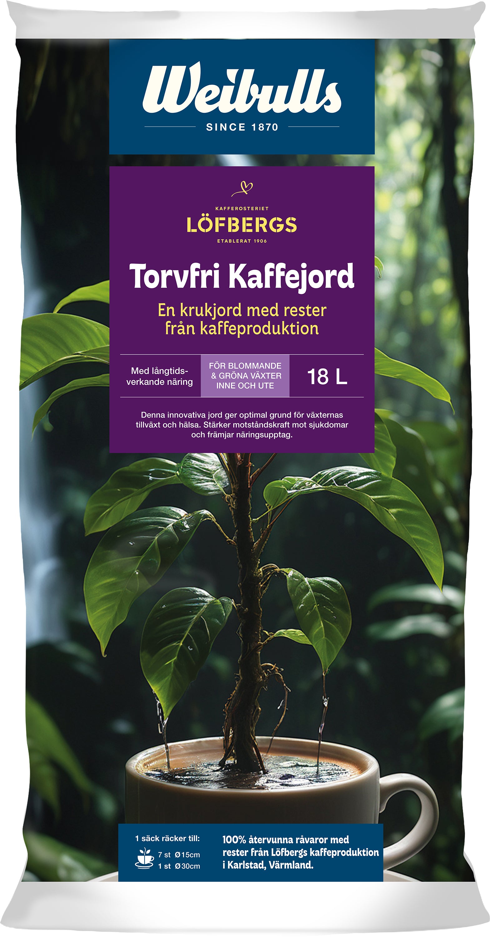 Weibulls x Löfbergs Kaffejord 18 L
