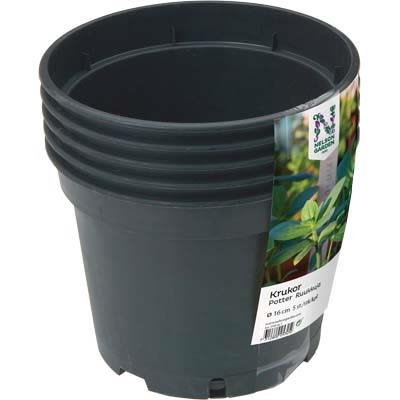 Nelson Garden 5729 plastkruka 17 cm (5-pack)